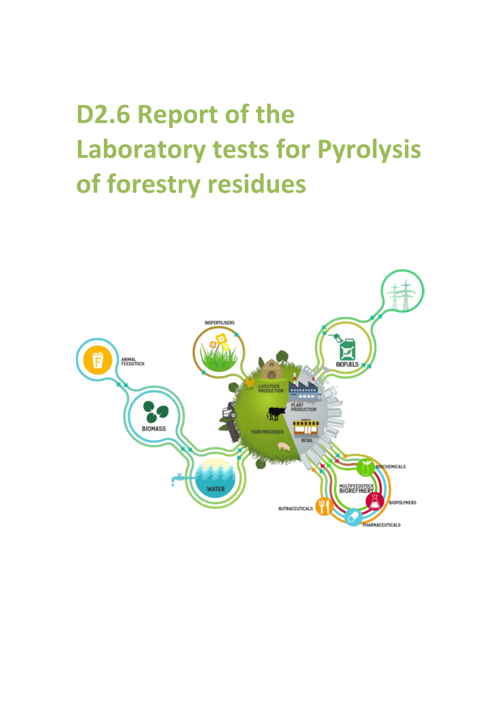 D2.6 Report of the Laboratory Tests for Pyrolysis of Forestry Residues