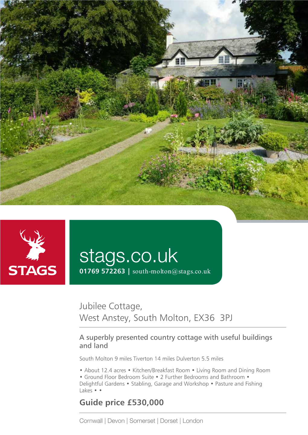 Stags.Co.Uk 01769 572263 | South-Molton@Stags.Co.Uk