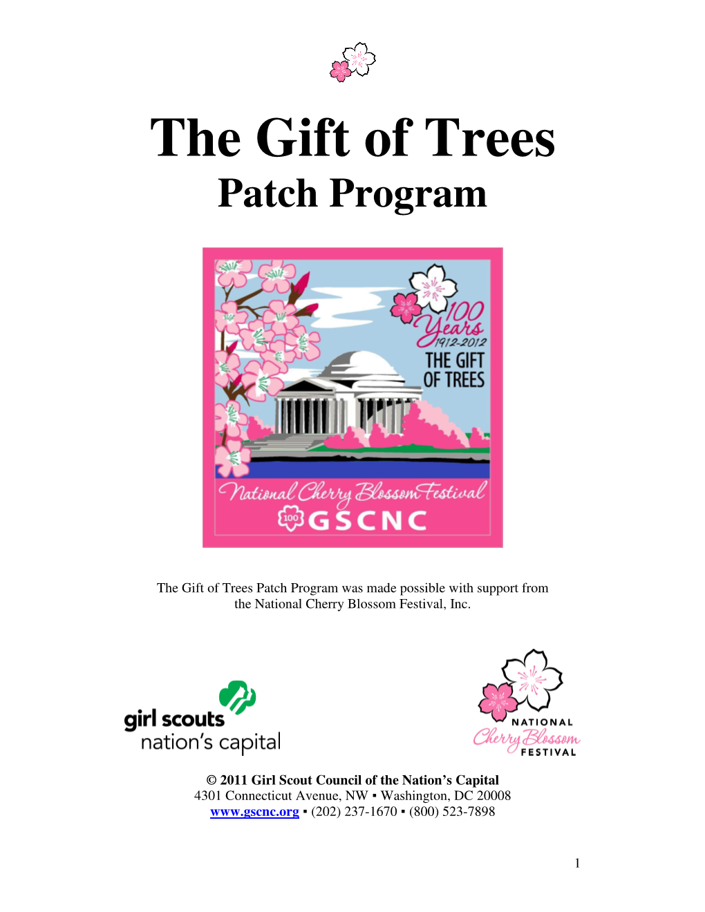 The Gift of Trees Patch Program