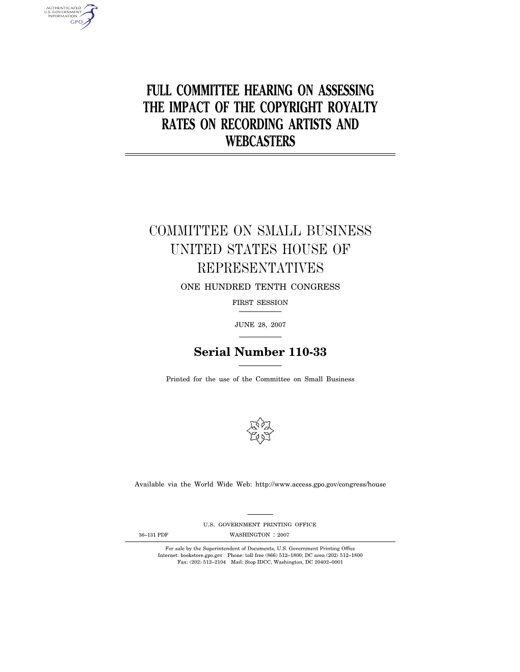 G:\Clerk Sb\Hearings\Transcripts\36131.Txt Leann House Committee on Small Business