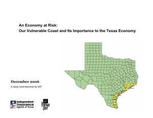 An Economy at Risk: Our Vulnerable Coast and Its Importance to the Texas Economy