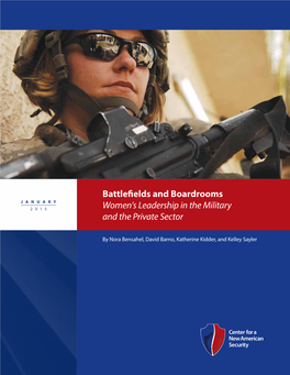 Battlefields and Boardrooms: Women's Leadership in the Military and Private Sector