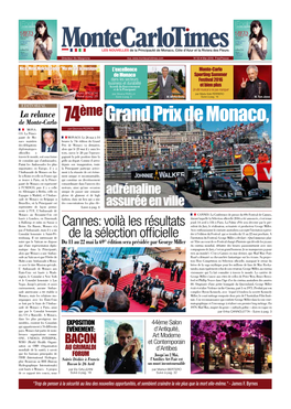 74Èmegrand Prix De Monaco