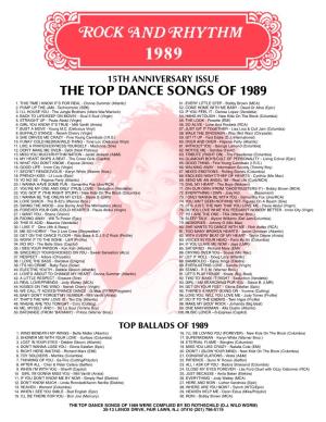 Dance Music 1989.Qxd