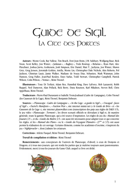 Guide De Sigil La Cite Des Portes