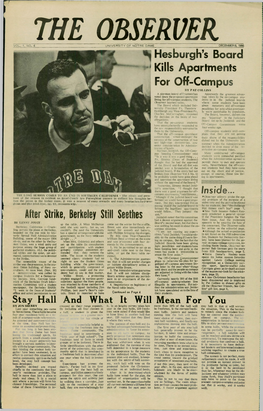 After Strike, Berkeley Still Seethes Jeddeloh Noted That His Committee If the President Bungles the Viet Had a Decent Argument Against the Nam Issue