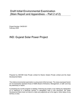 Gujarat Solar Power Project