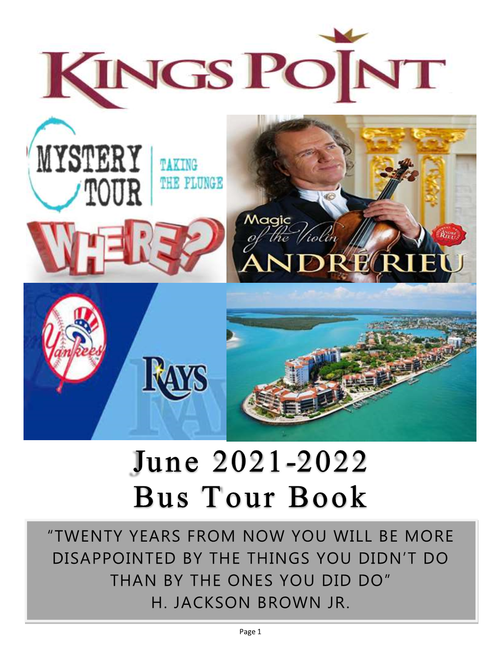 June 2021-2022 Bus Tour Book