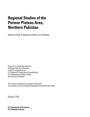 Regional Studies of the Potwar Plateau Area, Northern Pakistan
