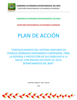 BO-Plan Indígena Covid19-Beni, Julio 2020.Pdf