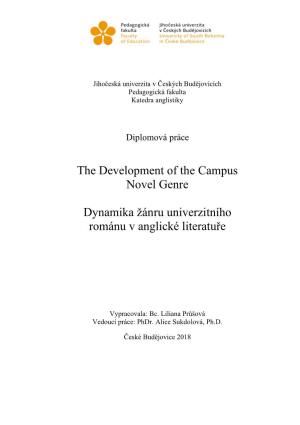 The Development of the Campus Novel Genre Dynamika Žánru