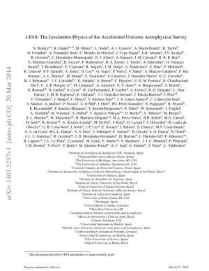 J-PAS: the Javalambre-Physics of the Accelerated Universe Astrophysical Survey