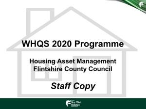 WHQS 2020 Programme Staff Copy