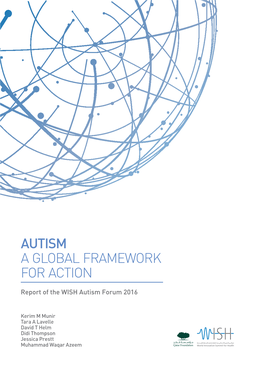 Autism Autism a Global Framework for Action
