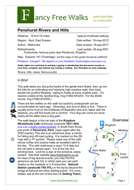 Penshurst Rivers & Hills