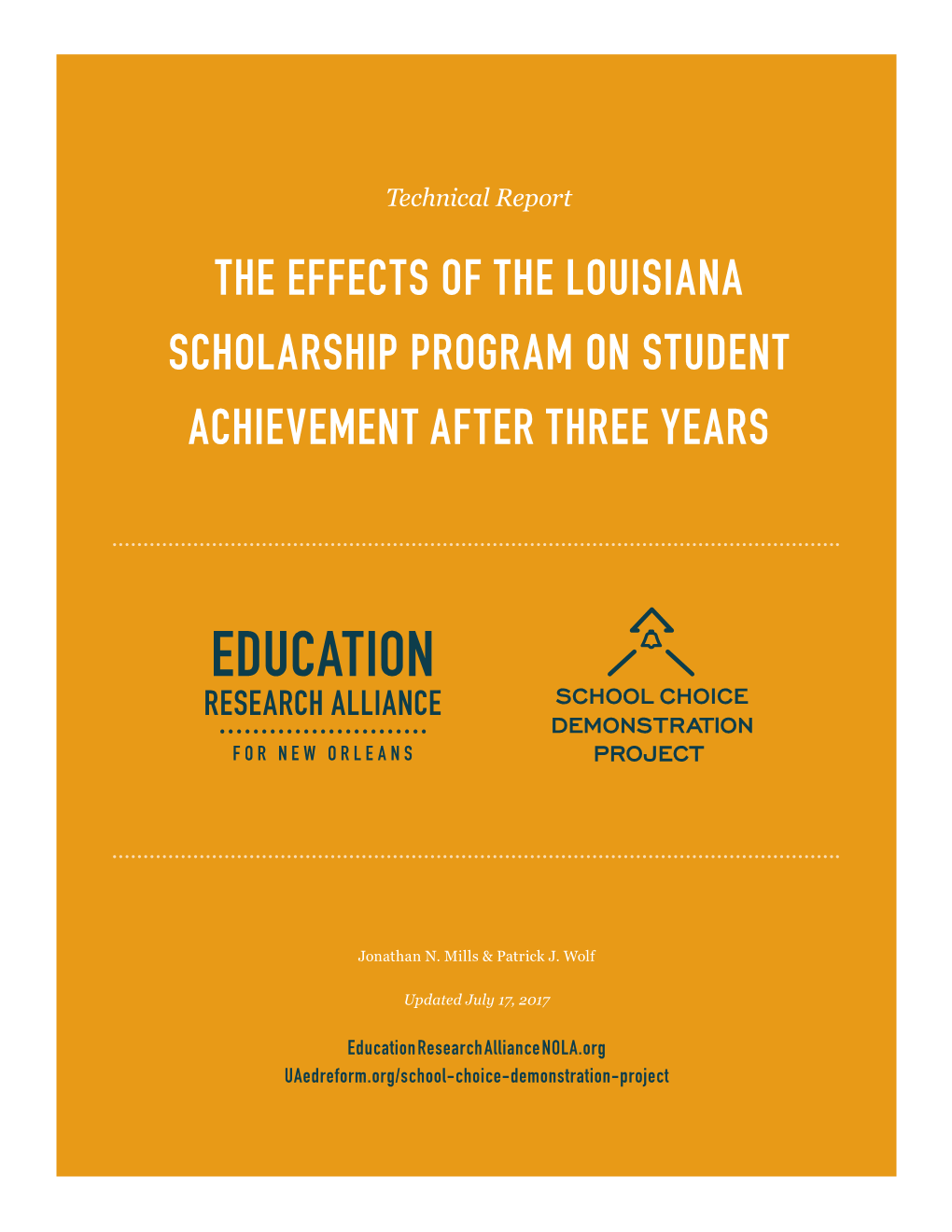 The Effects of the Louisiana Scholarship Program on Student Achievement After Three Years