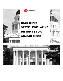 California State Legislative Districts for Aia San Diego