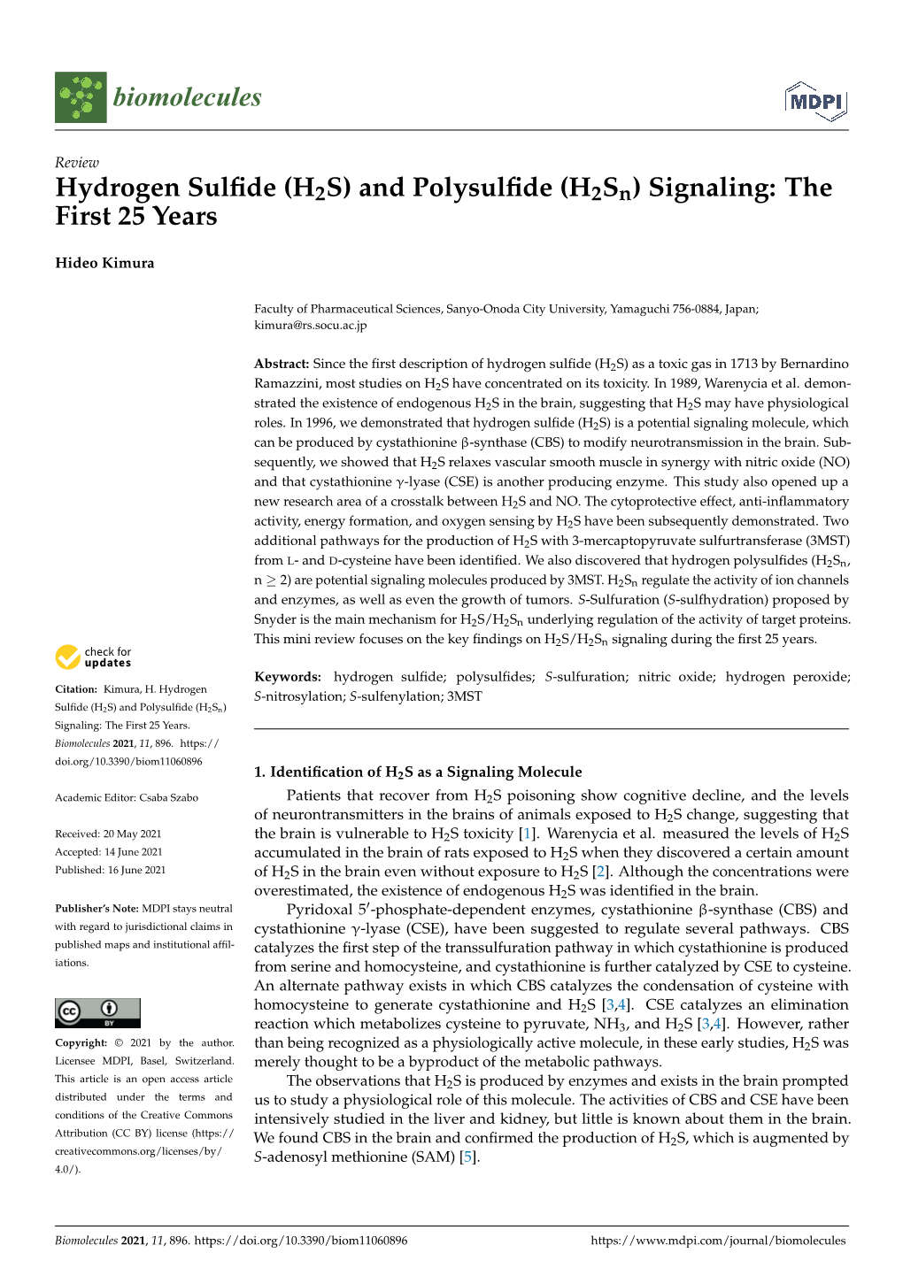 Hydrogen Sulfide