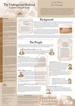 The Underground Railroad Map & Guide