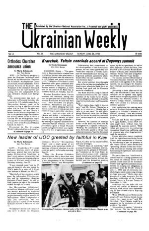 The Ukrainian Weekly 1992, No.26