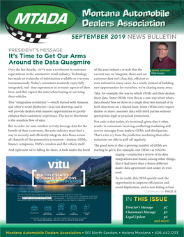 September 2019 News Bulletin