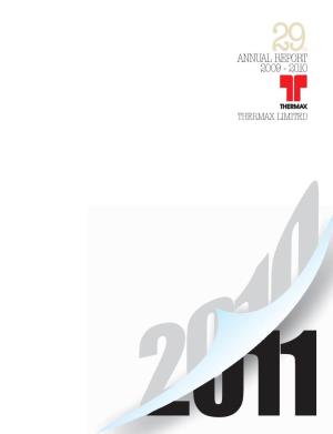 Annual Report 26 May 2010