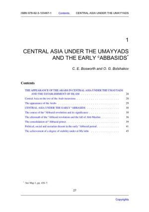 1 Central Asia Under the Umayyads and the Early Abbasids