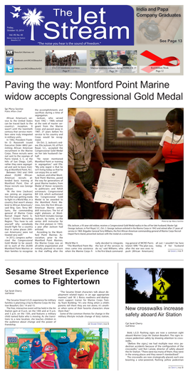 Montford Point Marine Widow Accepts Congressional Gold Medal