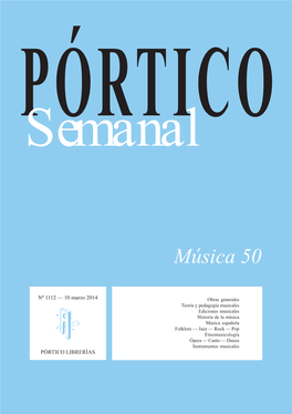 Portico Semanal 1112 Musica 50