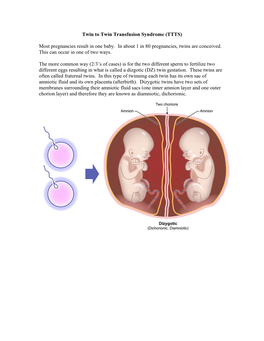 Twin to Twin Transfusion Syndrome (TTTS)