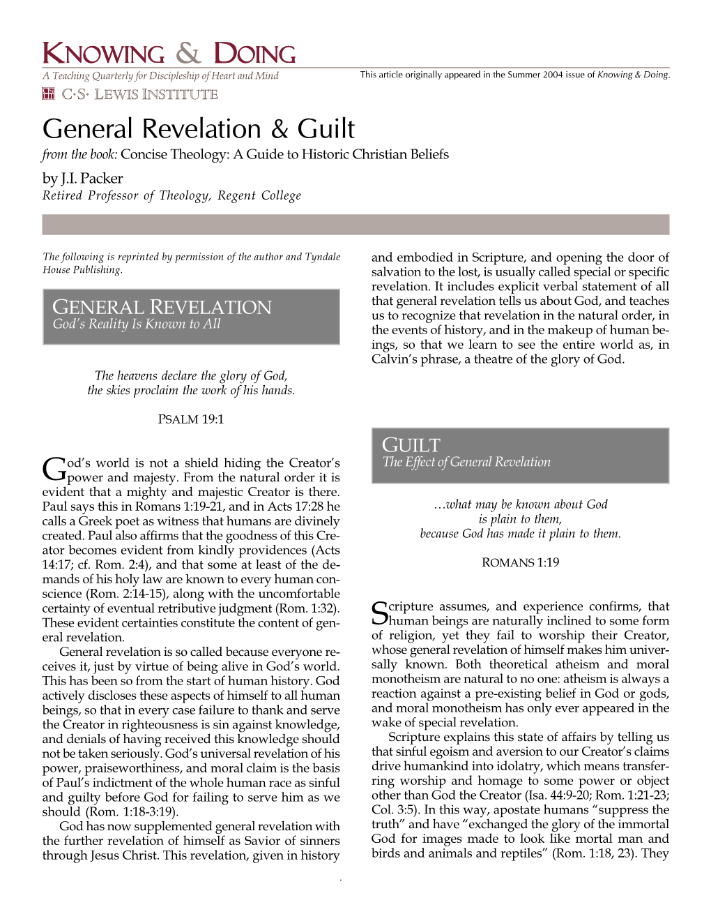 General Revelation & Guilt K&Dsu04.P65
