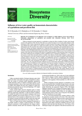 Biosystems Diversity, 26(1), 16–23