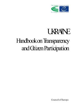 Ukraine – Handbook On