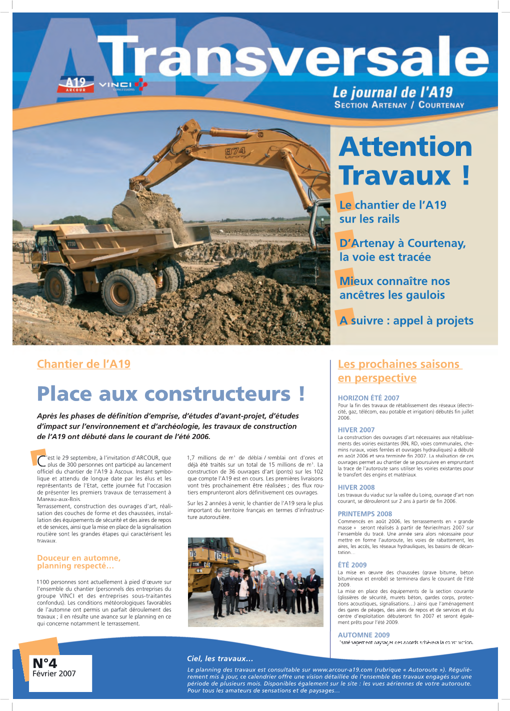 Attention Travaux ! Le Chantier De L’A19 Sur Les Rails