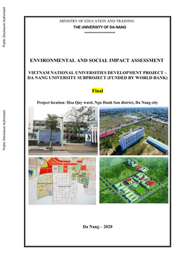 Environmental and Social Impact Assessment