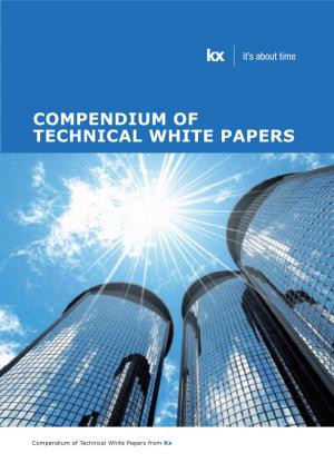 Compendium of Technical White Papers
