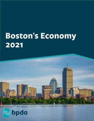 Boston's Economy 2021 the Boston Planning & Development Agency