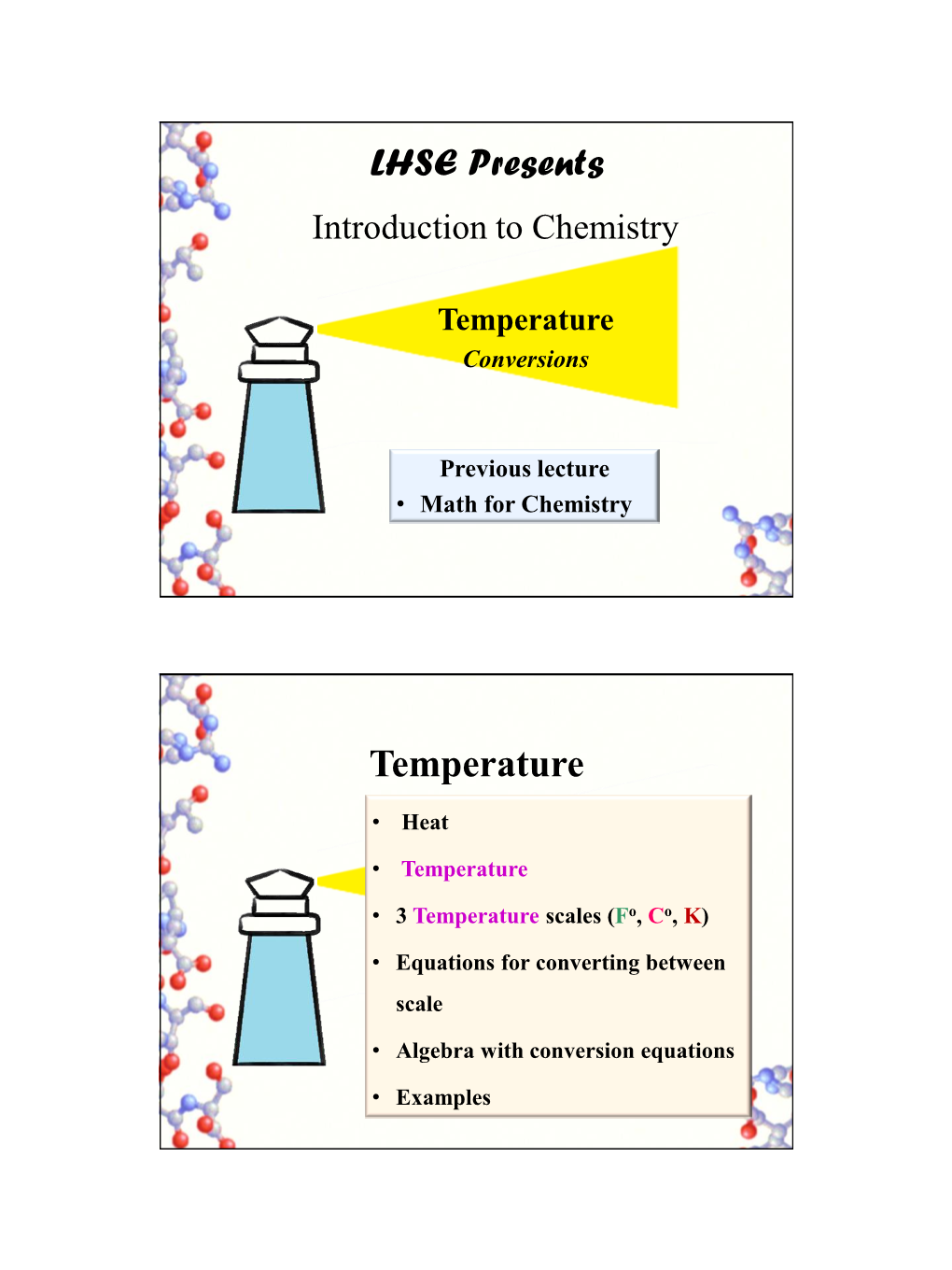 LHSE Presents Temperature