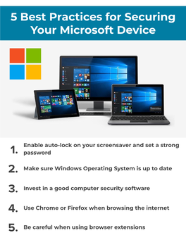 5 Best Practices for Securing Your Microsoft Device