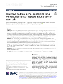 Targeting Multiple Genes Containing Long Mononucleotide A-T Repeats In