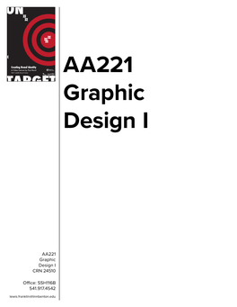 AA221 Graphic Design I