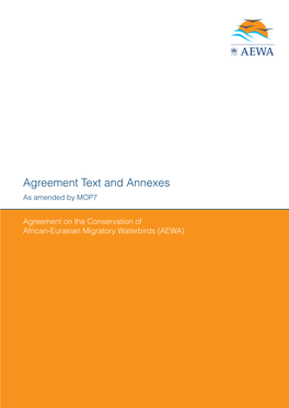 Agreement Text and Annexes As Amended by MOP7