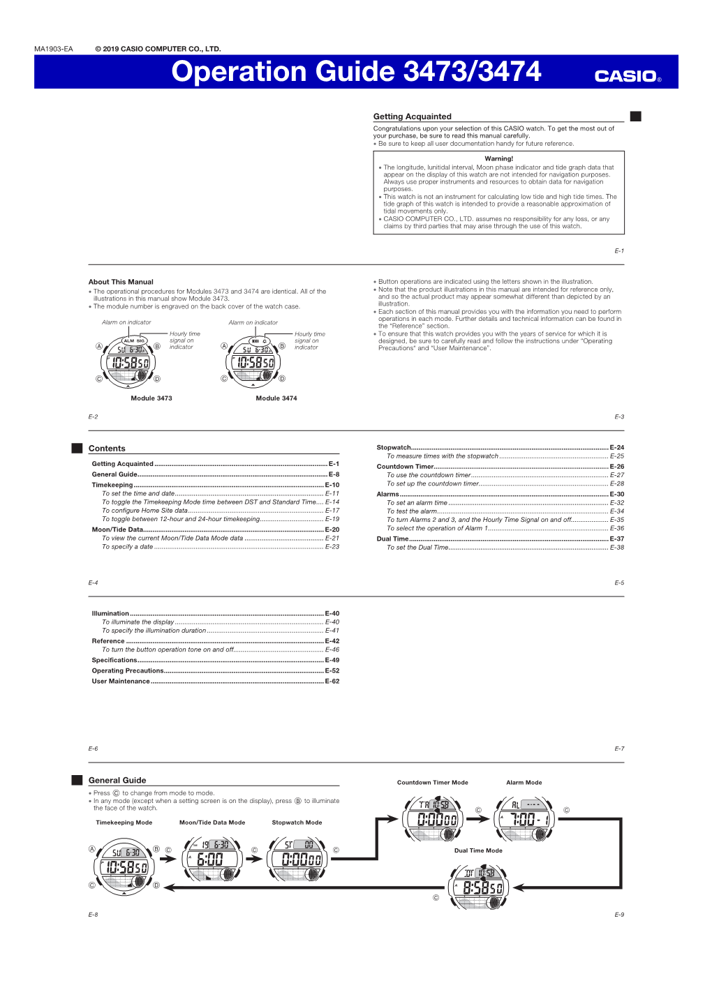 Operation Guide 3473/3474