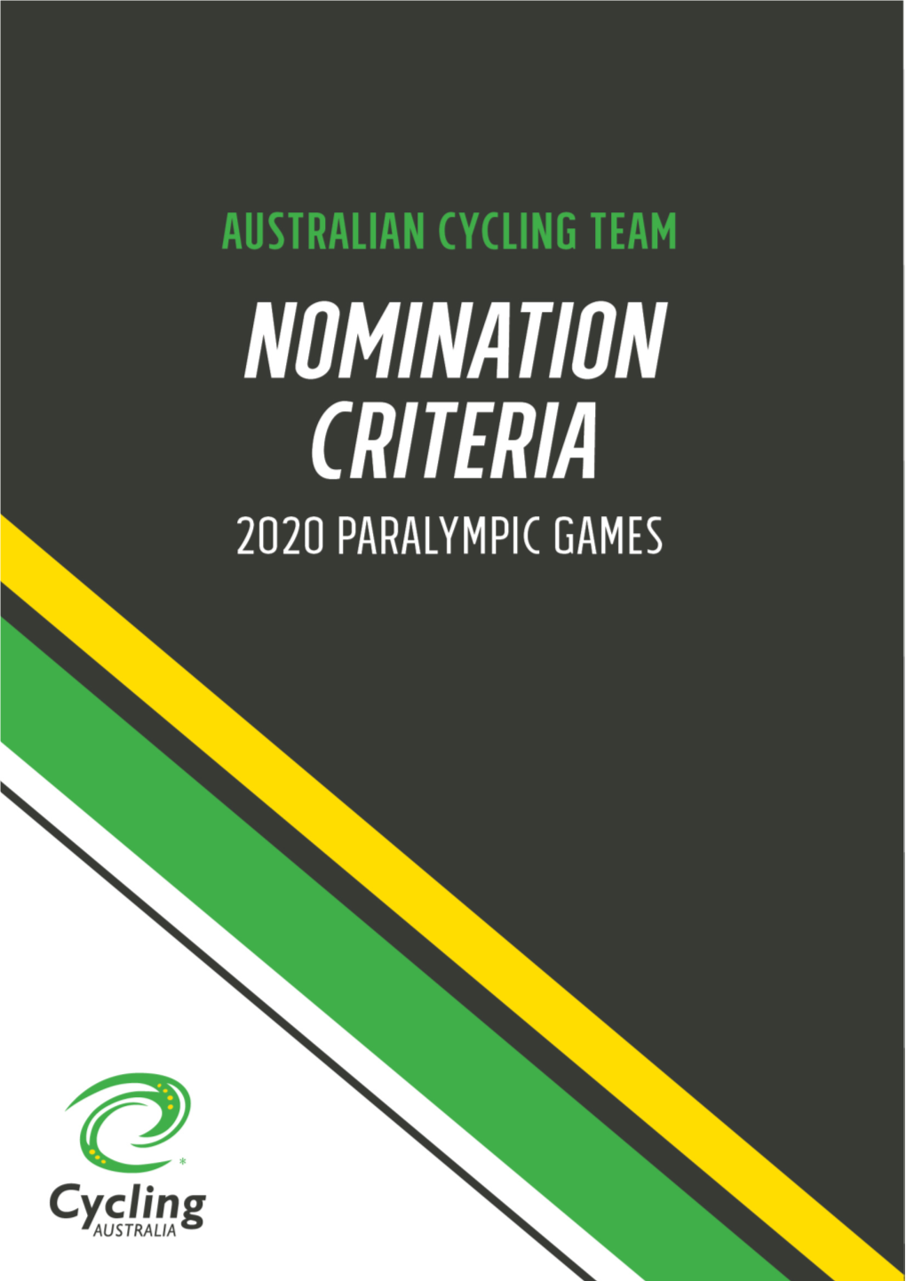 Para-Cycling Nomination Criteria