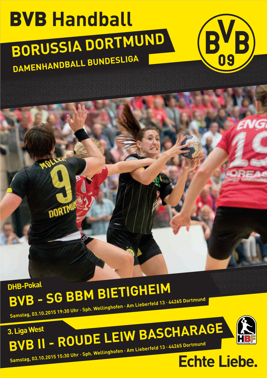 SG BBM BIETIGHEIM Samstag, 03.10.2015 19:30 Uhr · Sph