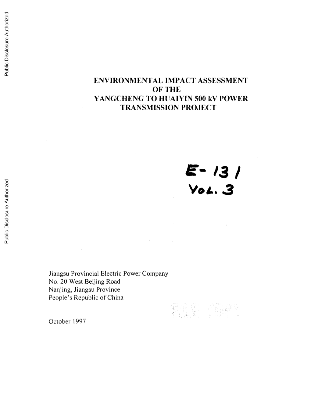 World Bank Document