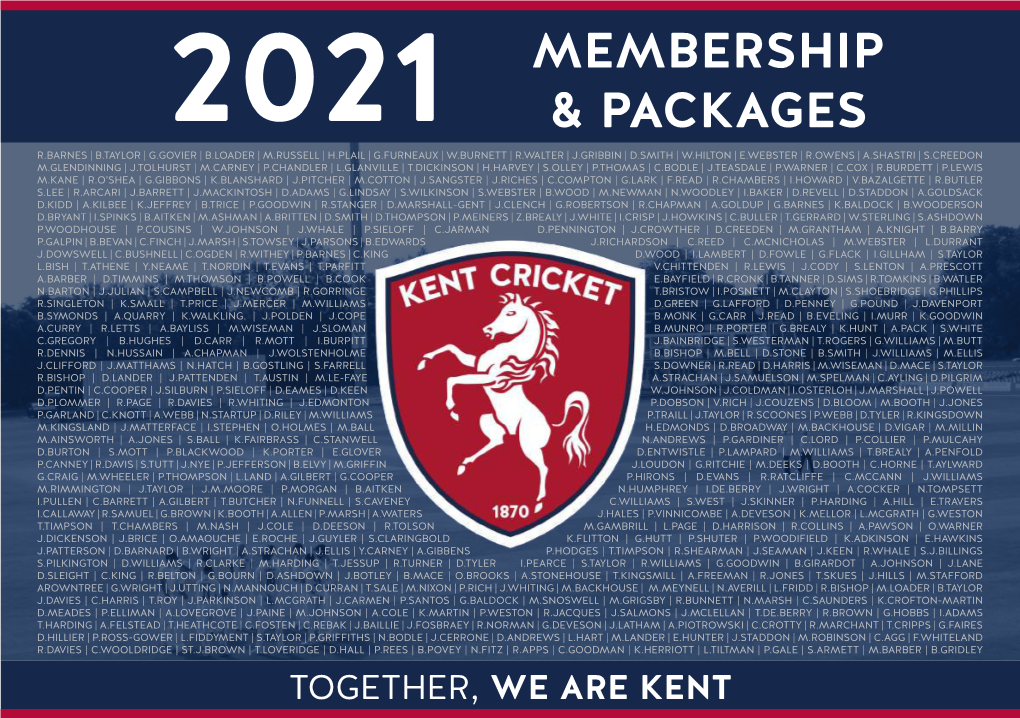 Membership & Packages