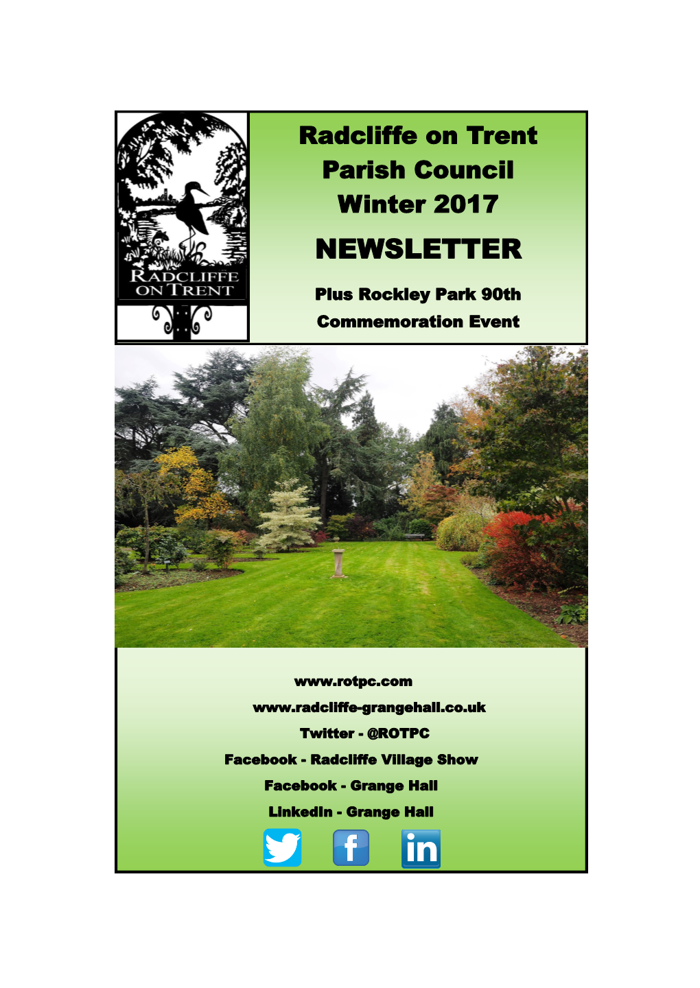 Radcliffe on Trent Parish Council Newsletter Winter 2017