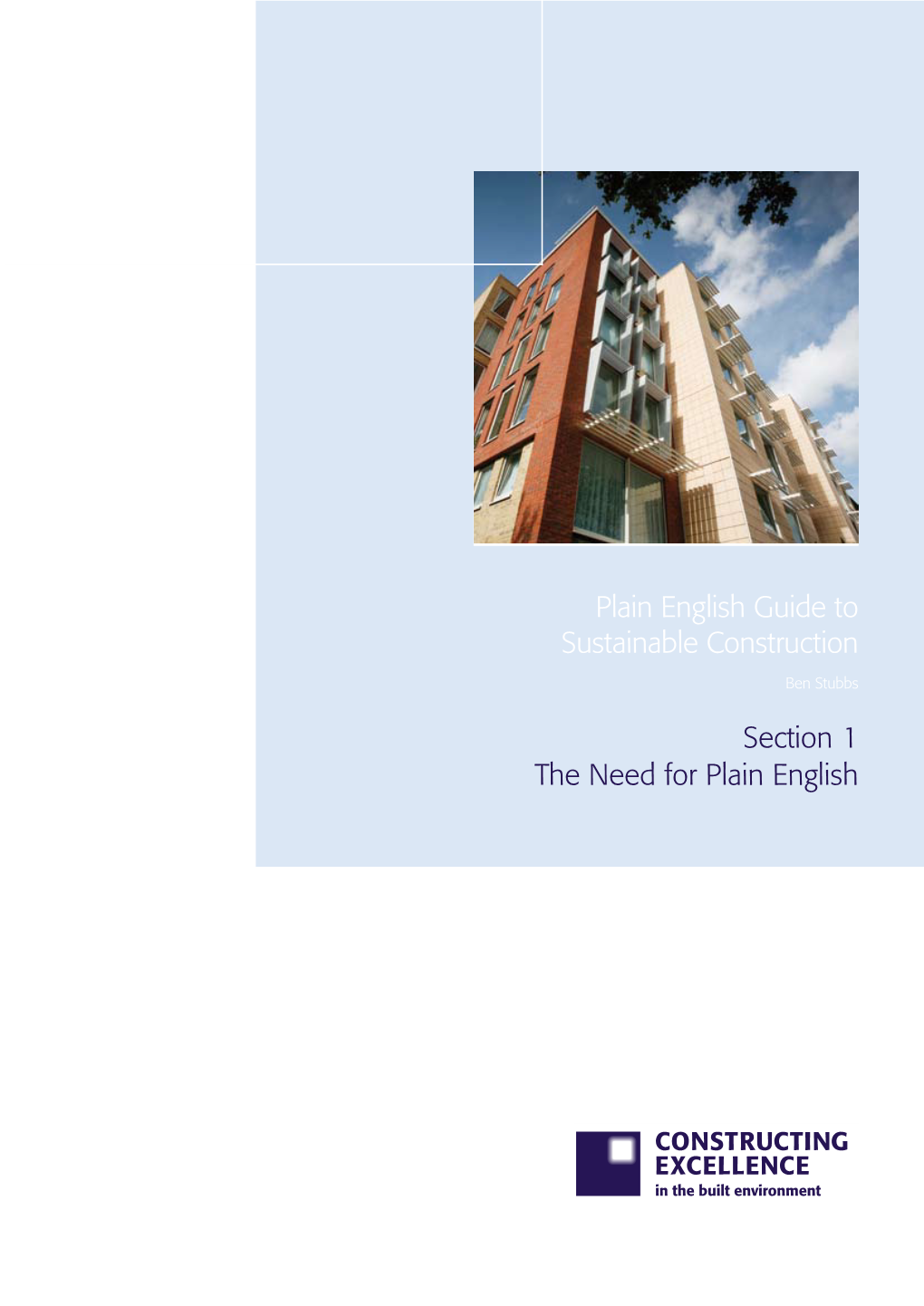 Plain English Guide to Sustainable Construction