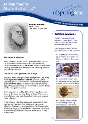 Darwin Theory: What's It All About?